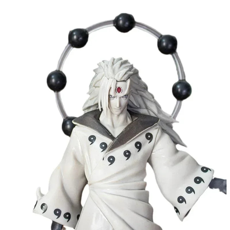 28cm Naruto Shippuden GK Anime Figure Six Paths Model Uchiha Madara Action Figure Kawaii PVC Statue Collectible Kids Gifts