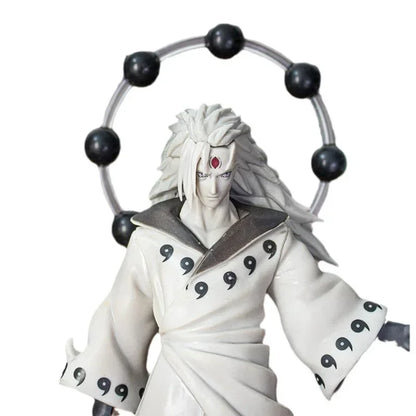 28cm Naruto Shippuden GK Anime Figure Six Paths Model Uchiha Madara Action Figure Kawaii PVC Statue Collectible Kids Gifts