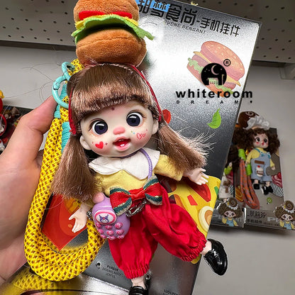 bjd doll Dolls for girls Labbu doll pocket mini blyth girl Doll Barbi cry Baby Rainbow Ball jointed doll Mobile phone Decoration