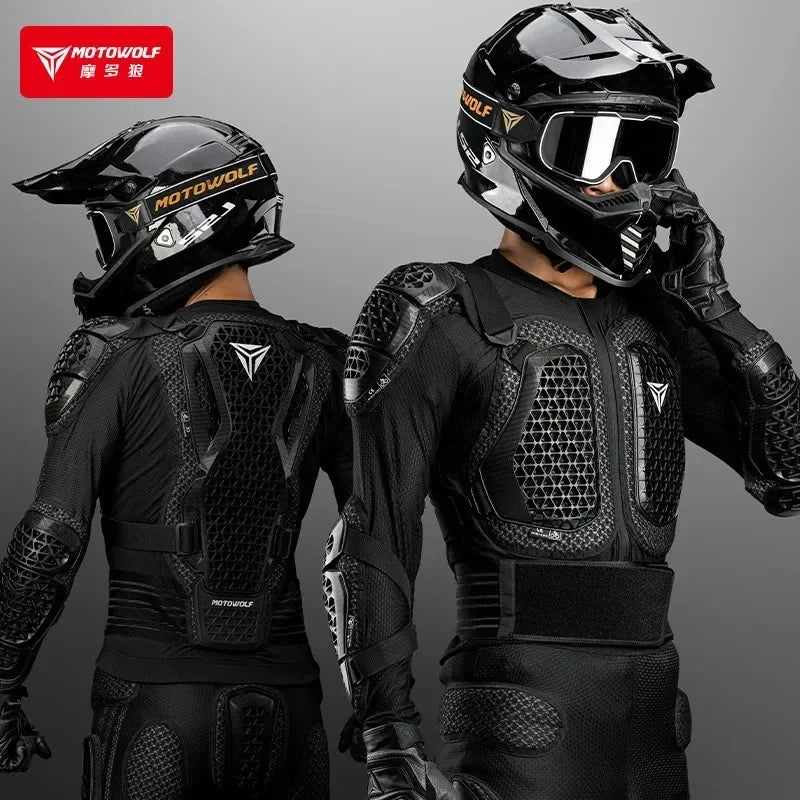 Motorcycle Jacket Men Women Motorcycle Full Body Armor Jacket Moto Turtle Motocross Racing Jacket CE Approved Protective Gear