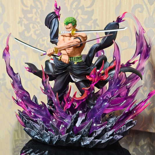 Hot Selling Jt Statue One Piece Full Range Th Enraged Zoro Anime Figure PVC Statue Collection Model Room Decoration Gifts