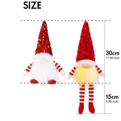 Glowing Gnome Christmas Faceless Doll 30cm Tree Decorations 2026 Night Light Xmas Gift Navidad 2027 New Year Home Decor