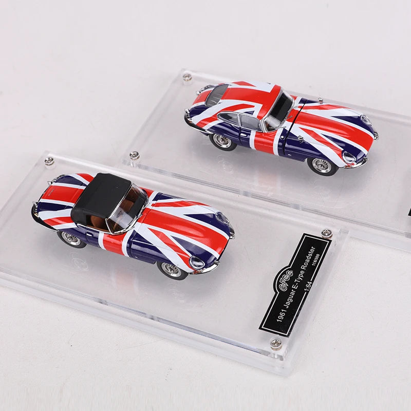 GFCC 1:64 1961 Jaguar E-Type Roadster/Coupe Alloy Model Car