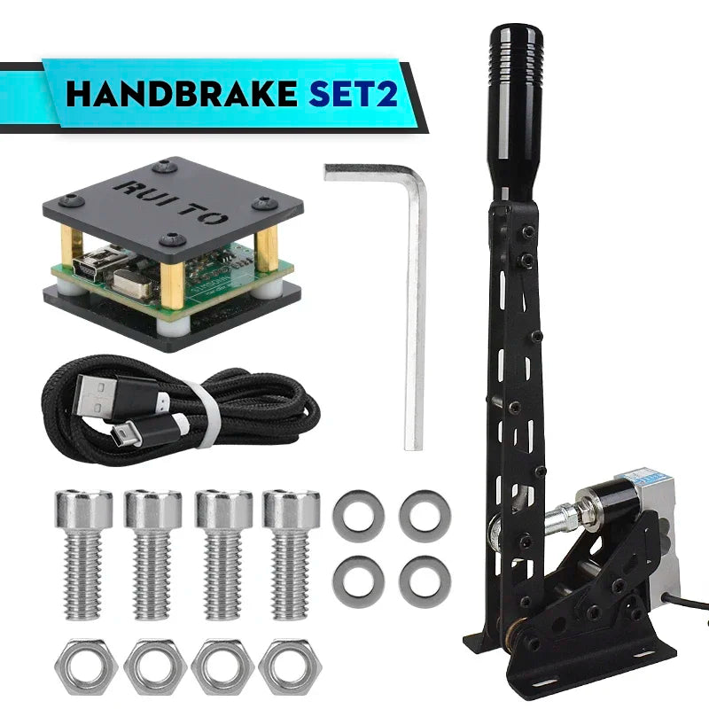 Usb Handbrake for Pc Simracing Hand Brake Sim Racing Handbrake for Game Steering Wheel GamesBrakes 64bit Load Cell Racing Drift