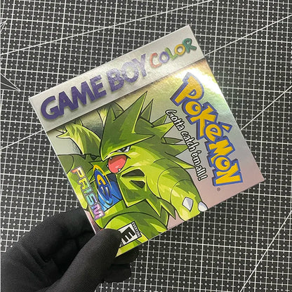 pokémon Prism USA ESP NOE Version RTC Flash Cart GBC Game Cartridge Video Game Rom Hack English Spanish German