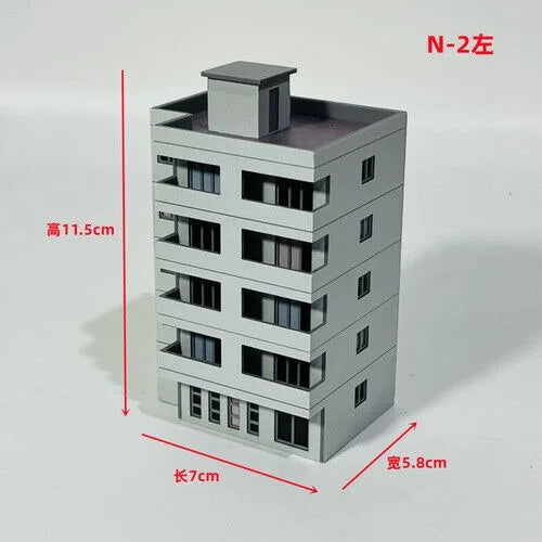 1/350/150 Diorama Outland City Modern Commercial Building Model Street Office Home Scene Model Toys