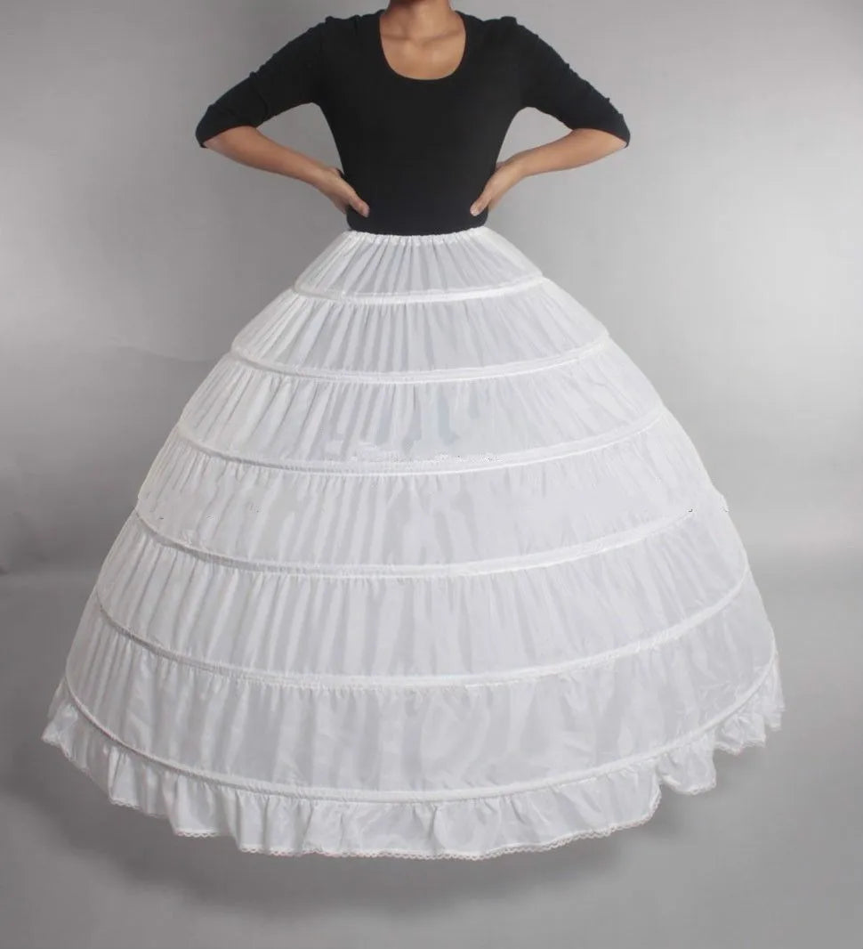 Hot Bridal Wedding Petticoat Underskirt Prom Plus Size Hoop Crinoline 12 Styles Customized