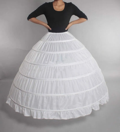 Hot Bridal Wedding Petticoat Underskirt Prom Plus Size Hoop Crinoline 12 Styles Customized