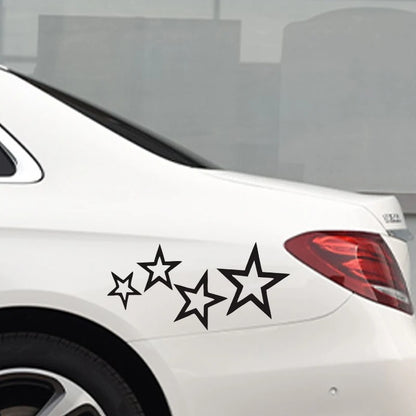 G078 12CMX24CM stars car sticker vinyl car decal waterproof stickers on car truck bumper rear window no background