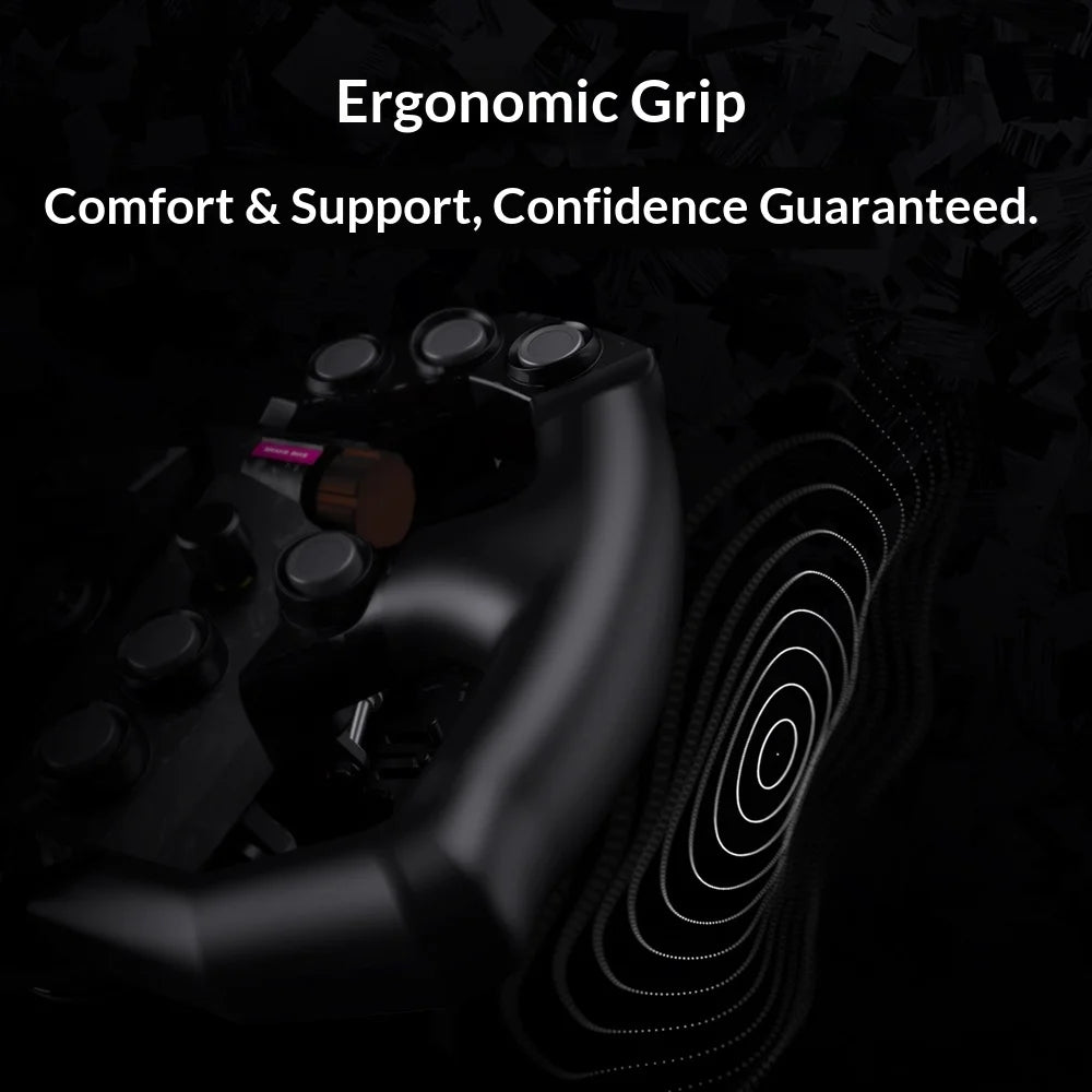 PXN W GTL GT One Racing Simulator Wheel Carbon Fiber Shift Paddle RGB Customizable Keys Quick Detachable Steering Wheel For PC