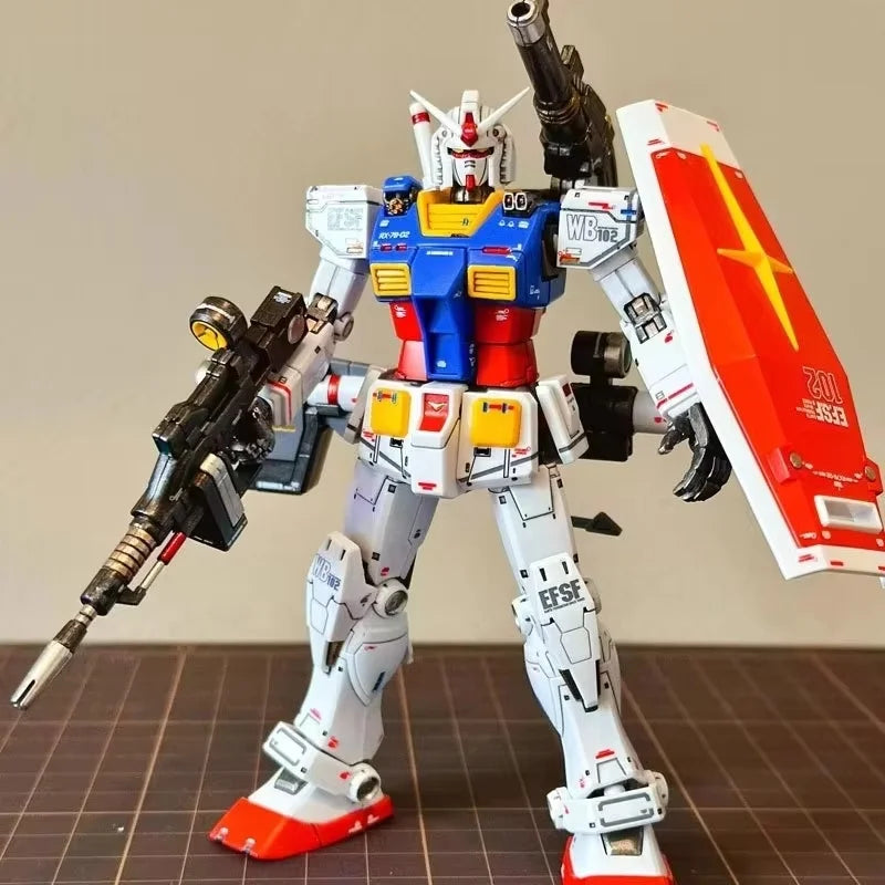 Gto Hg 1/144 Yuan Zu Tmech Assembly Model Kit Rx-78-2 Action Figures Puzzle Toys Collectible Desktop Ornament Gift