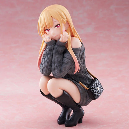 23cm My Dress-Up Darling Marin Kitagawa Race Queen Anime Figure Sono Bisque Doll wa Koi wo Suru Action Figure Model Doll Toys