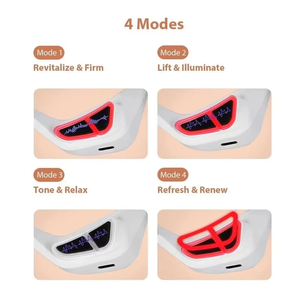 3D Red Light EMS Eye Massager  Dark Circles Eye Bag Removal Eye Wrinkles Eye Fatigue Relaxing Care Beauty Machine