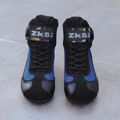 Men's Classic Motorcycle Boots Lightweight Breathable Motocross Racing Karting Shoes Motorcyclist Go-Kart Footwear