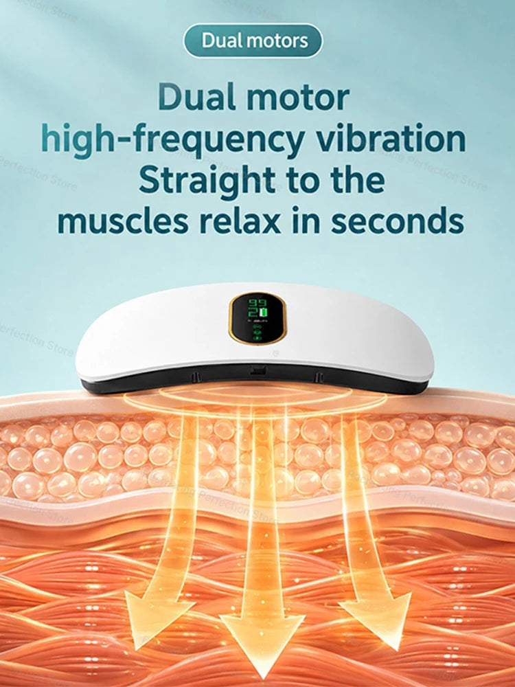 3 Modes Electric Fat Remover Body Massager for Belly Waist Arm Leg Butt Cordless Body Sculpting Machine Rechargeable