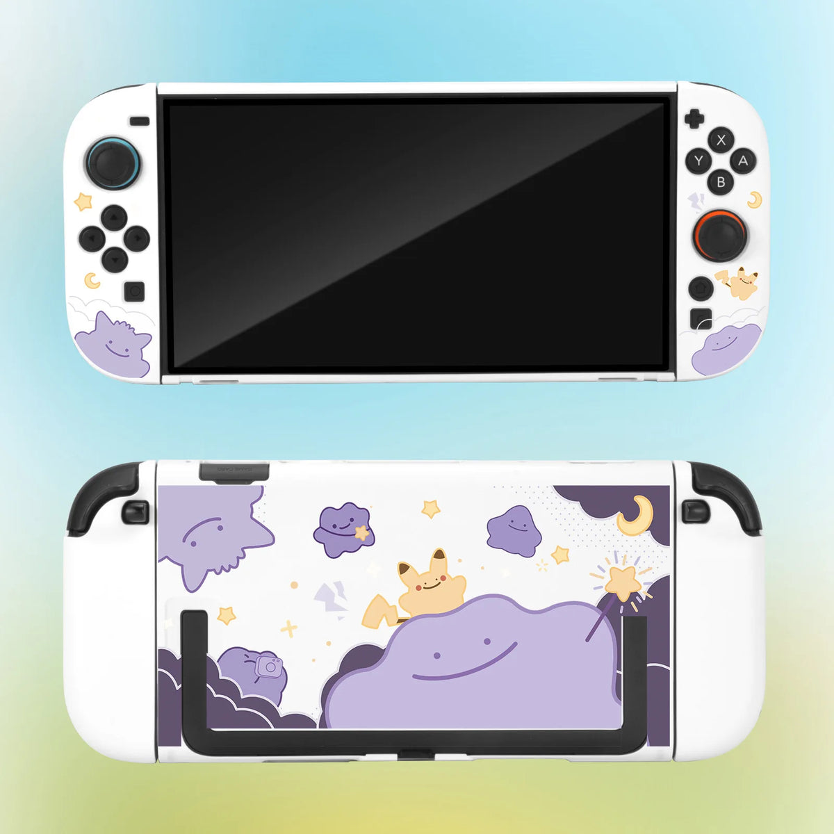 Hot Switch 2 Matte Hard Shell Protective Case Ditto Pattern For Ns 2 Joy Con Handheld Game Console Accessories Periphery