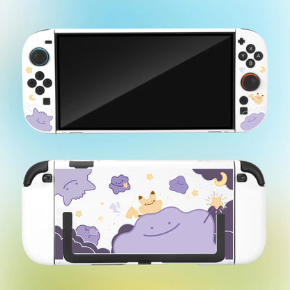 Hot Switch 2 Matte Hard Shell Protective Case Ditto Pattern For Ns 2 Joy Con Handheld Game Console Accessories Periphery
