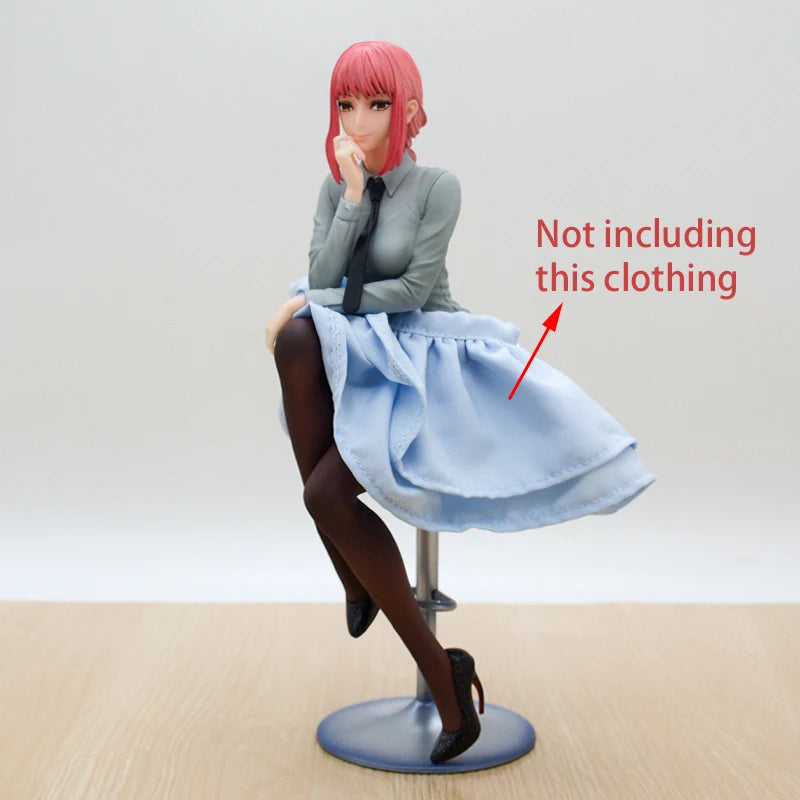 Chainsaw Man Power Bunny Girl Anime Figure Makima Action Figure Hayakawa Aki/Higashiyama Kobeni/Denji/Reze Figure Model Doll Toy