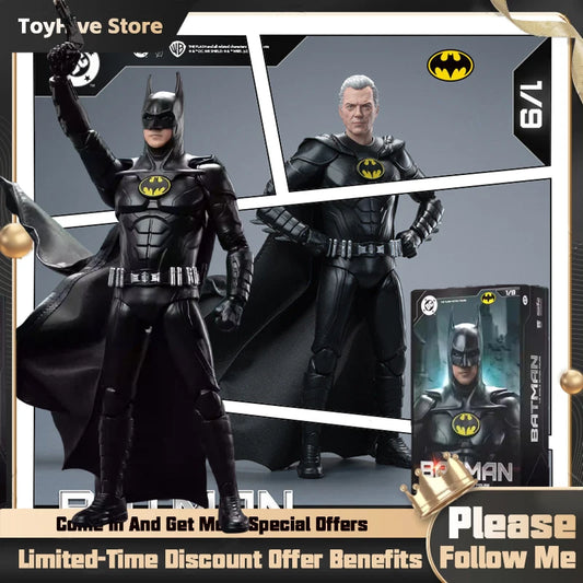 【In Stock】 Fondjoy Black Superman 2.0 Figure Dc Zack Snyder'S Justice League Figures 1/9 Super Man Pvc Model Doll Joint Movable