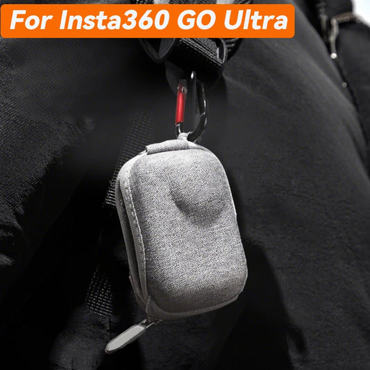 Mini Storage Case for Insta360 Go Ultra Travel Carry Bag Body Protective Cover Portable Organizer Case for GO-Ultra Camera ﻿