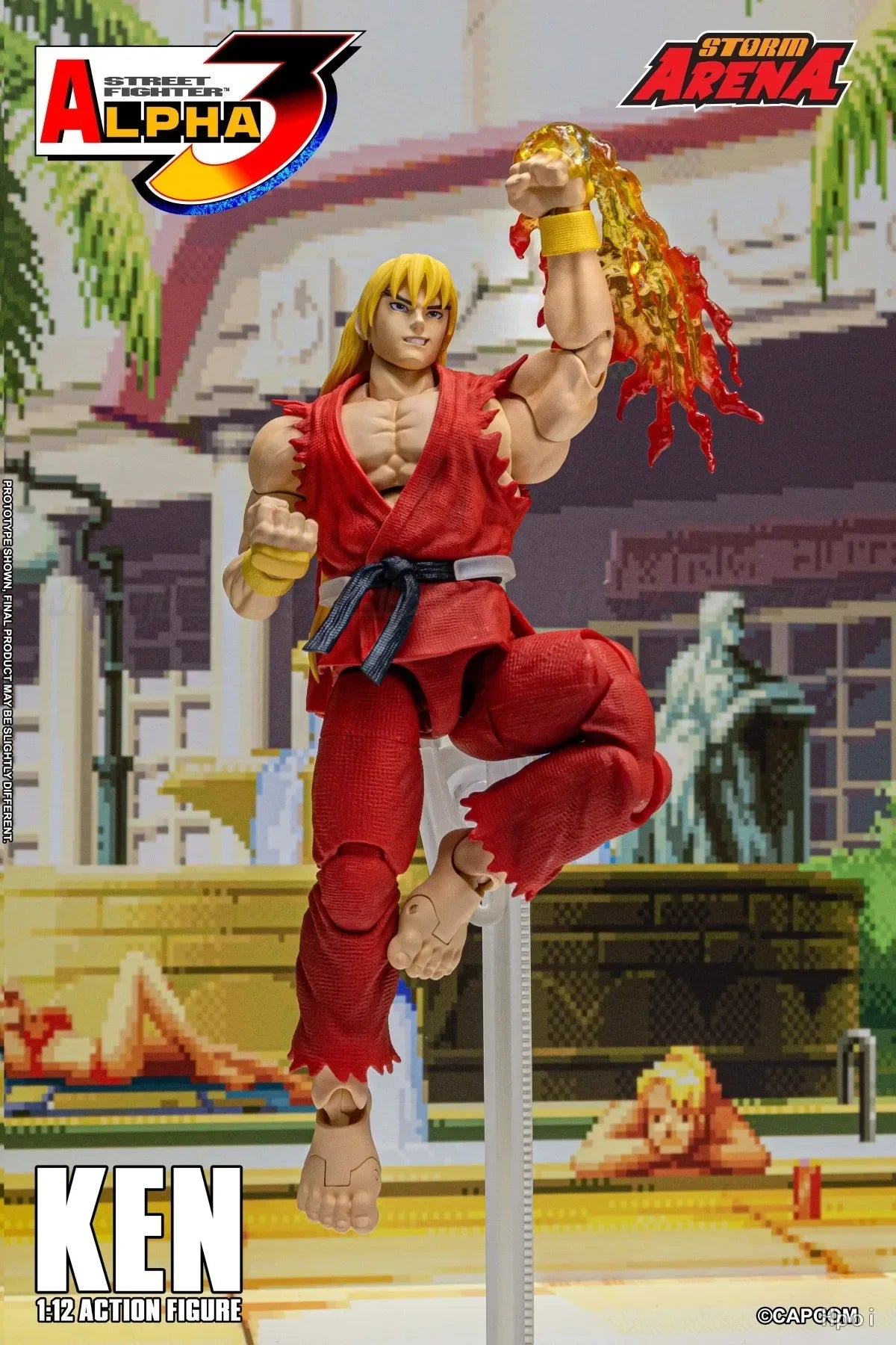 【MT】Storm Collectibles Street Fighter Alpha 3 Ken Masters 1/12 Anime Figures
