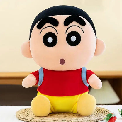 Latest Backpack Crayon Shin Chan Doll Kawaii Stuffed Plush Toy Doll Cartoon Anime Cute Pillow Children's Birthday Gift Doll