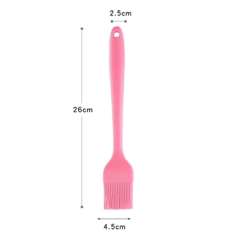 Food Grade Silicone Oil Brush Barbecue Basting Brush  Heat Resistant Pastry Brush Oil Brush For BBQ Cooking Baking Tool