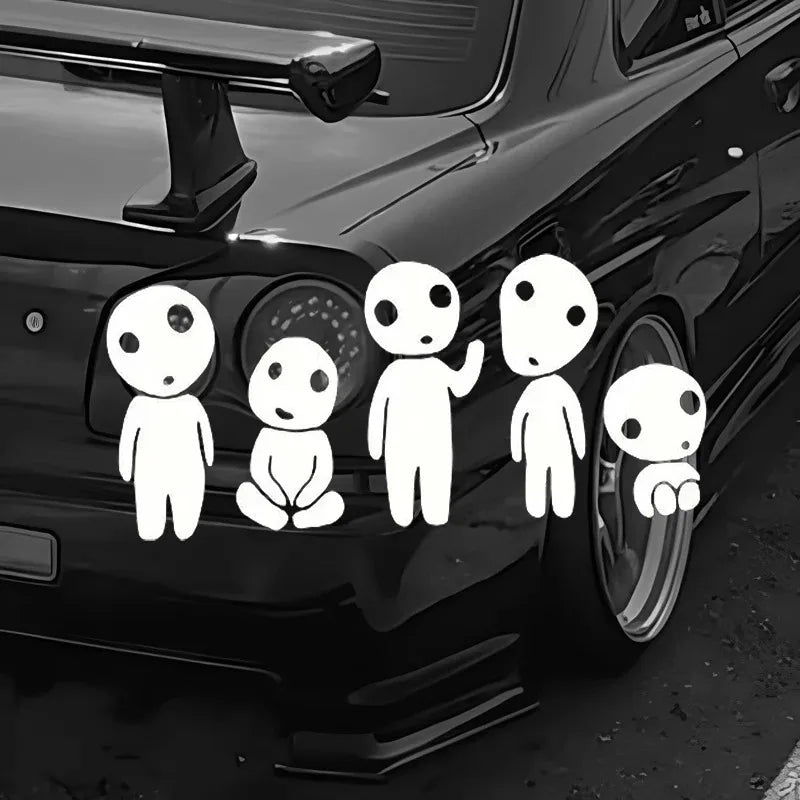 Car Body Alien Car Stickers And Decals Funny Decal Car Window Decoration Vinyl Stickers Motorcycle Accessories