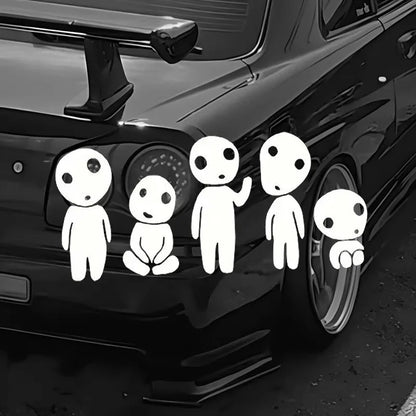 Car Body Alien Car Stickers And Decals Funny Decal Car Window Decoration Vinyl Stickers Motorcycle Accessories
