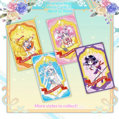 Genuine Sailor Moon 4th Series Collectible Cards Classic Mica Pendant Starlight Enamel Anime Cards for Anime Trading Card