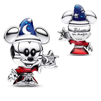 Hot selling 925 sterling silver Disney cartoon wizard charm bead pendant, suitable for original DIY bracelet, women's birthday