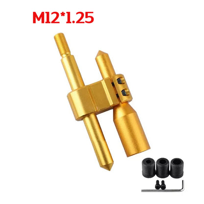 Car Aluminum H Type Gear Shift Knob Extension Adjustable Extender Shifter Lever Handle M18*1.5 M12*1.25 With Three Adapters