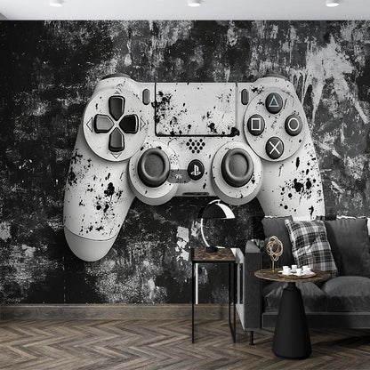 Milofi Custom 3D Wallpaper, Mural, Graffiti, Colorful Painting, Game Console Background Wall Decoration Painting