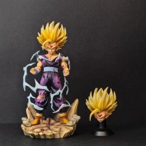 25cm/9.84in Anime Dragon Ball Z Figure Super Saiyan 2 Gohan Action Figures Pvc Collection Model Toys for Gifts
