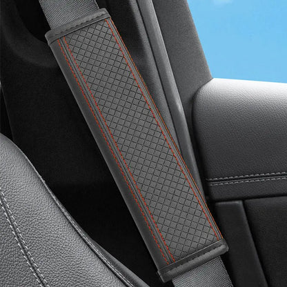 1/2Pcs Car PU Seat Belt Safety Belt Shoulder Cover Soft Breathable Protection Seat Belt Padding Pad Auto Interior Accessories