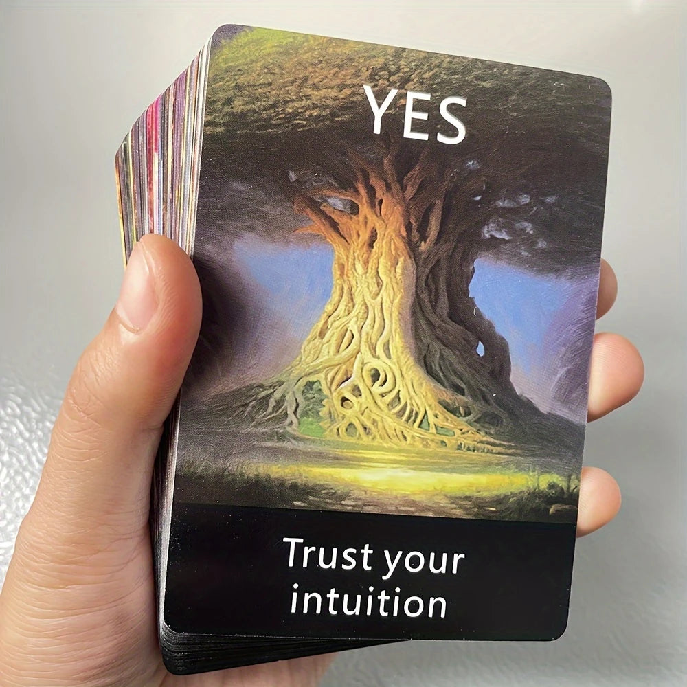 56 Card Telepathy Oracle Cards, for Clarity and Divination, with a Meaningful English Version, Designed for Meditation and Spiri