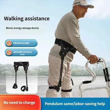 Exoskeleton Leg Power Assist Walker | Lower Limb Walking Support for Mobility Recovery & Daily Use