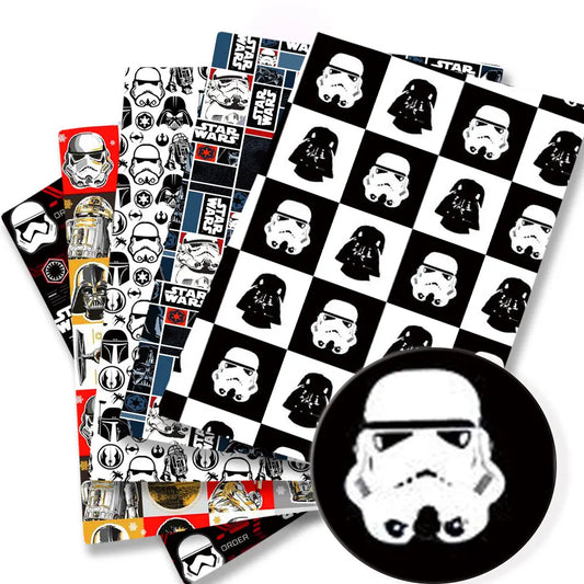 140x50CM Cartoon printed fabric  DIY star wars Cartoon Polyester/100Cotton/satin Fabric Patchwork Tissue Kid Sewing Doll Curtain