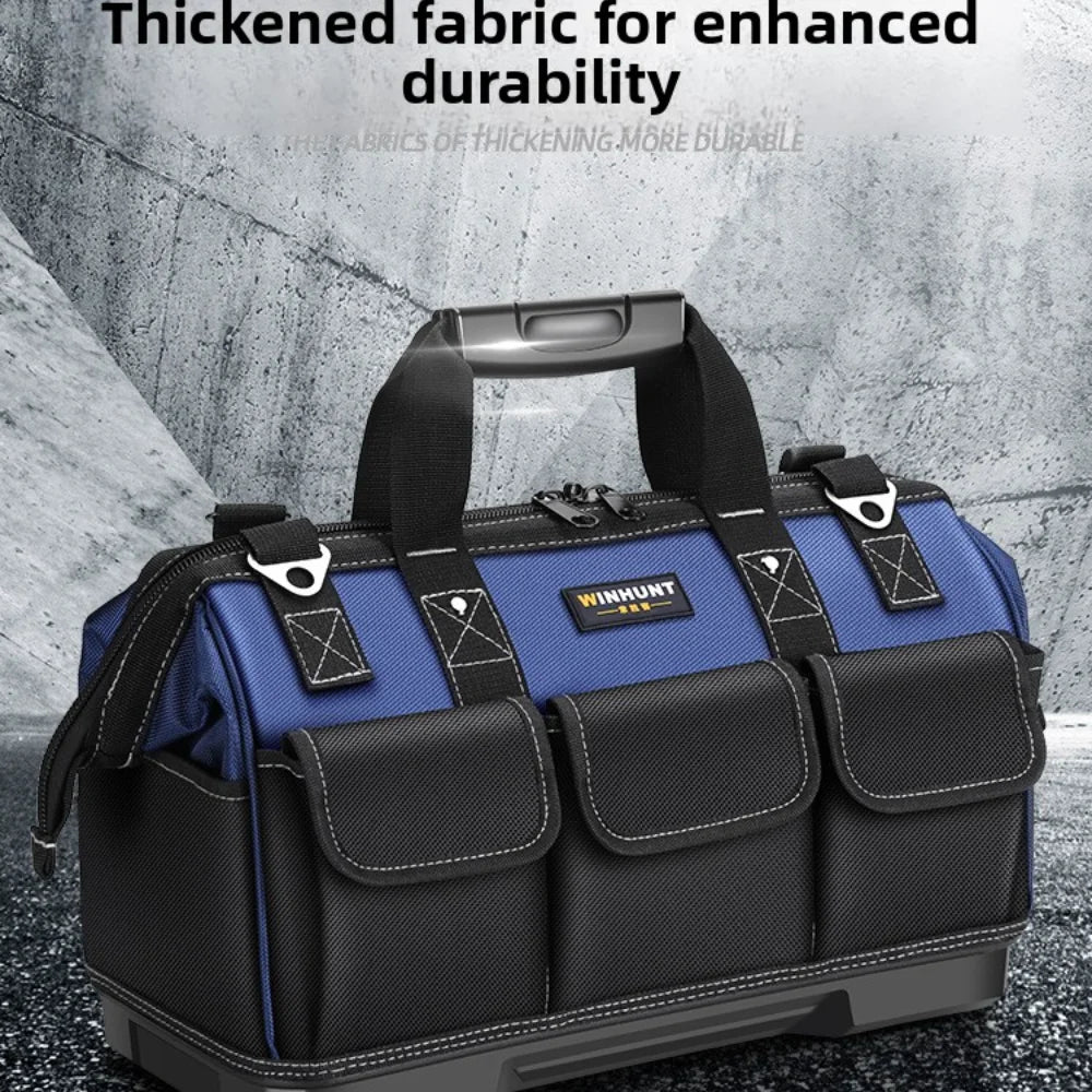 WINHUNT Multifunction Hand Carry Tool Bag Heavy Duty Canvas Electrician Woodworking Repair Tool Organizer Thick Durable Storage