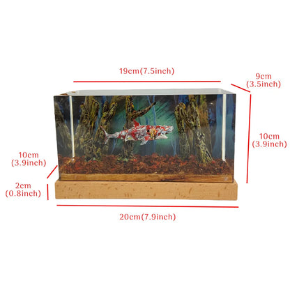 High End Horror Rotting Zombie Shark Atmosphere Resin Ornament Night Light Creative Holiday Gift