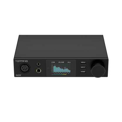TOPPING DX5 II Fully Balanced DAC & Headphone Amp Combo Dual ES9039Q2M DSD512 PCM768kHz LDAC Decoder Amplifier