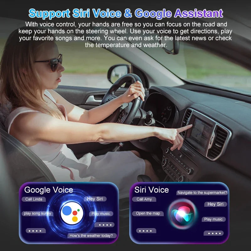 2026 Kowankit Android13 CarPlay Ai Box Wireless Android Auto 3 in 1 USB Adapter Plug & Play For Youtube Netflix Universal TV Box