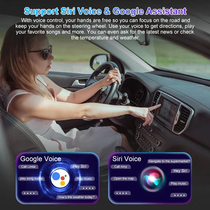 2026 Kowankit Android13 CarPlay Ai Box Wireless Android Auto 3 in 1 USB Adapter Plug & Play For Youtube Netflix Universal TV Box