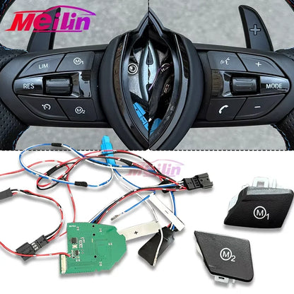 Suitable for BMW 1 2 3 4 5 Series steering wheel upgrade M1 M2 button sport mode control button motherboard auto parts