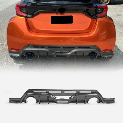 For Toyota GR Yaris GXPA16 VRS Type Rear Diffuser - Carbon Fiber/Glass Fiber for G16E 1.6T 2020+ JDM Aero Kit