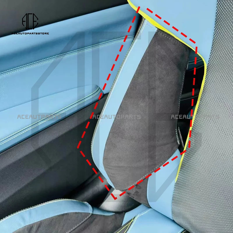 M Carbon Bucket Seat Side Waist Bolster Genuine Leather Protector Case for G87 M2 G80 G81 M3 G82 G83 M4 F90 M5 M8