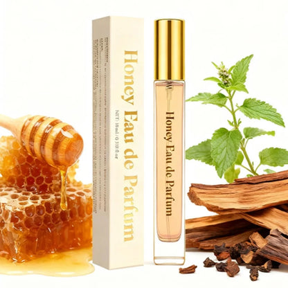 Honey Bergamot Unisex Perfume Spray,Castor Oil Patchouli Mild Natural Clean Fresh Women Fragrance Mist,Charming Daily Men Scent