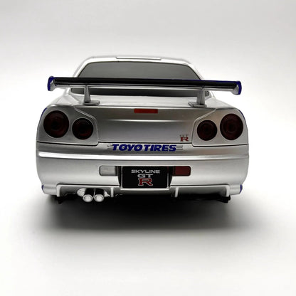 1/16 Skyline GTR34 Car Model Tissue Case - Automotive Style Interior Organizer