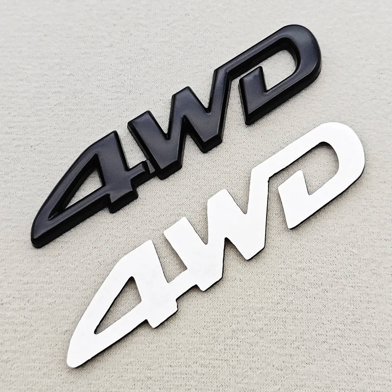 3D Metal Car Sticker Logo AWD 4WD LIMITED Trunk Tail Badge Emblem Metal Alloy Material, Scratch Resistant, Portable Installation