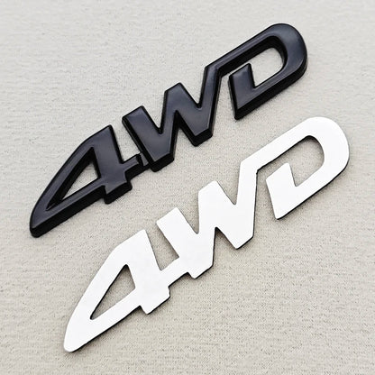 3D Metal Car Sticker Logo AWD 4WD LIMITED Trunk Tail Badge Emblem Metal Alloy Material, Scratch Resistant, Portable Installation